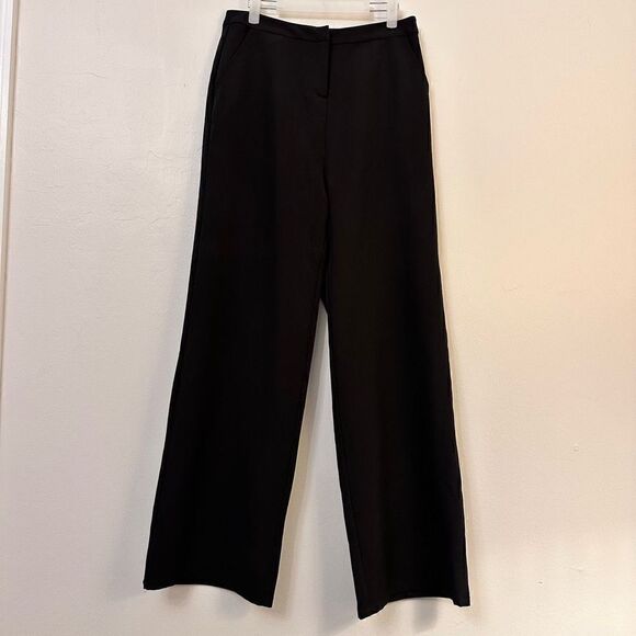 Tobi Wide Leg Trouser Pants Relaxed Fit Elegant Black Size Large - Picture 1 of 3